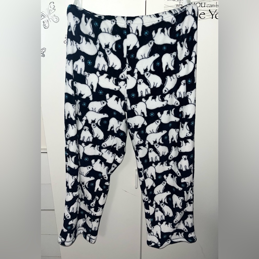 Woman Polar Bear Fleece pajama pants 2X/2XG ( 18-20W)